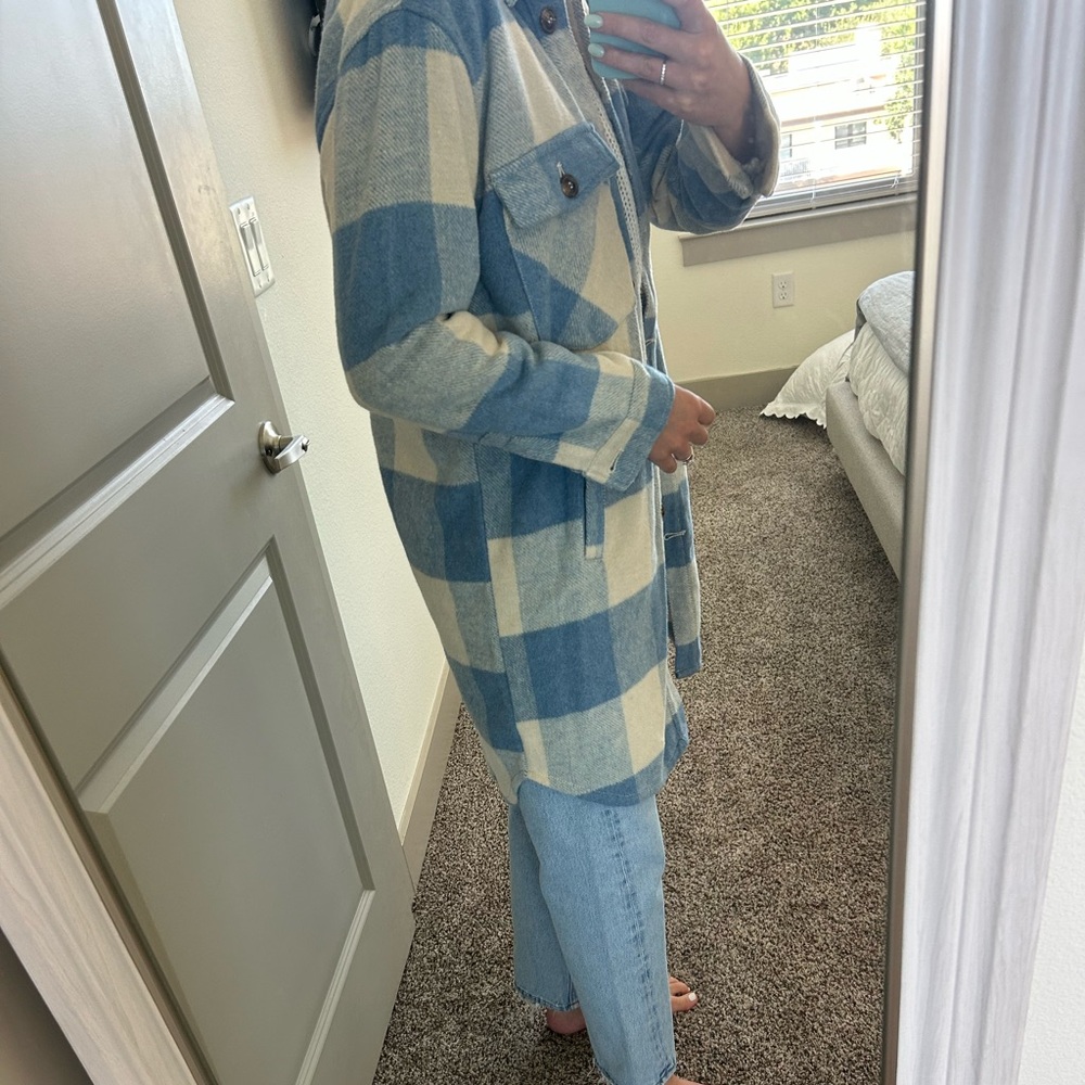 Shacket, Plaid Jacket - image 3